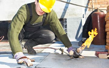 Pwll flat roof construction
